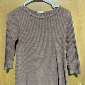 Women’s beige t-shirt dress